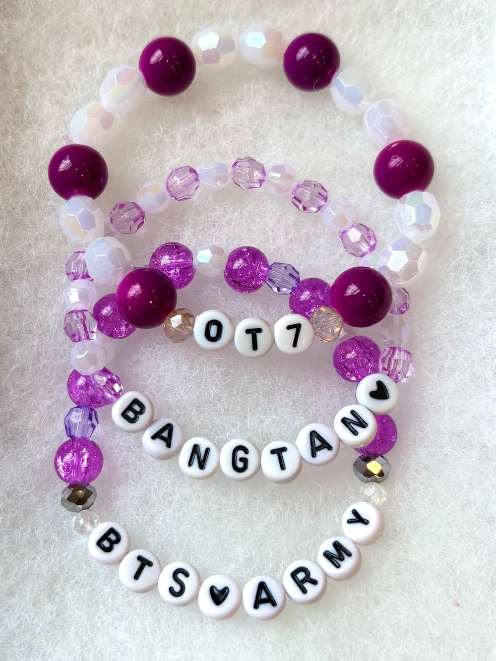 3pcs BTS ARMY BANGTAN OT7 BUNDLE
